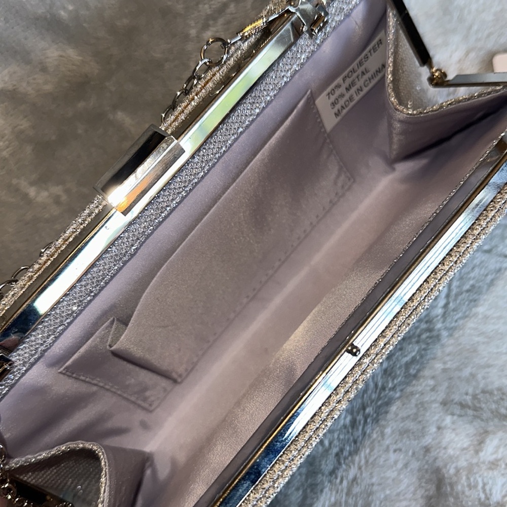 Windsor Silver Sparkle Purse - Picture 2 of 3